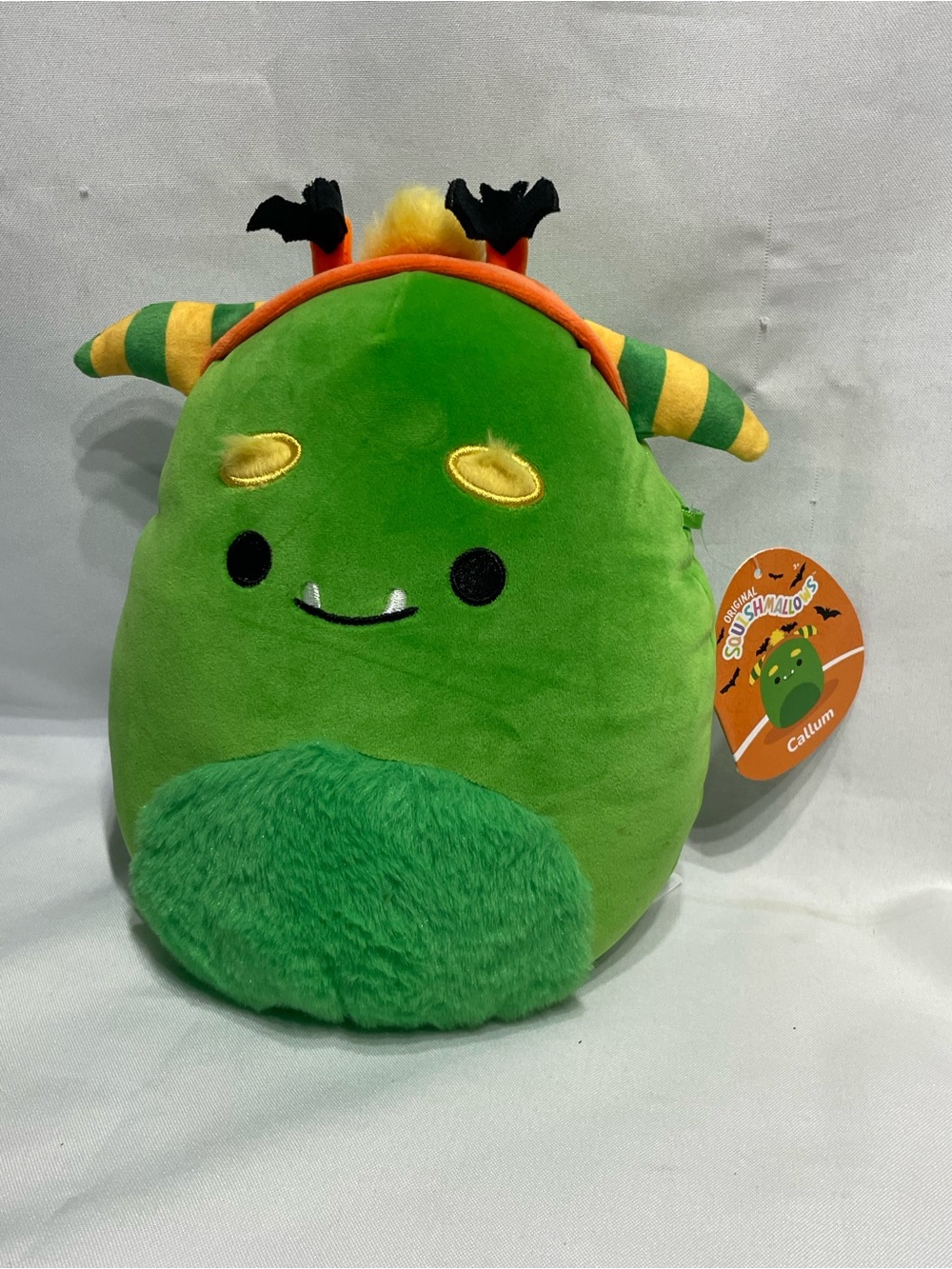 8” Halloween Squishmallows Callum the Green Monster Goblin NWT